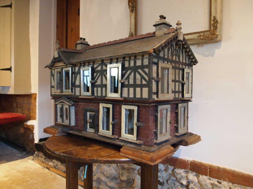 Dolls House Edwardian detailed Tudor scratch built c1900 View VII