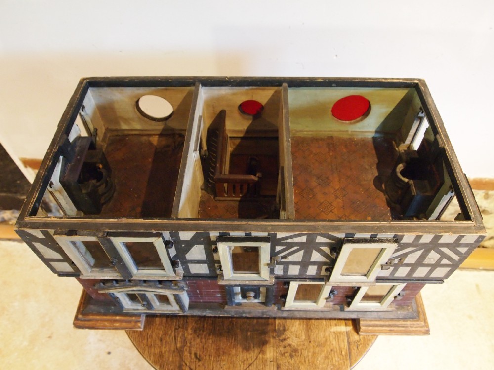 Dolls House Edwardian detailed Tudor scratch built c1900 View VIII