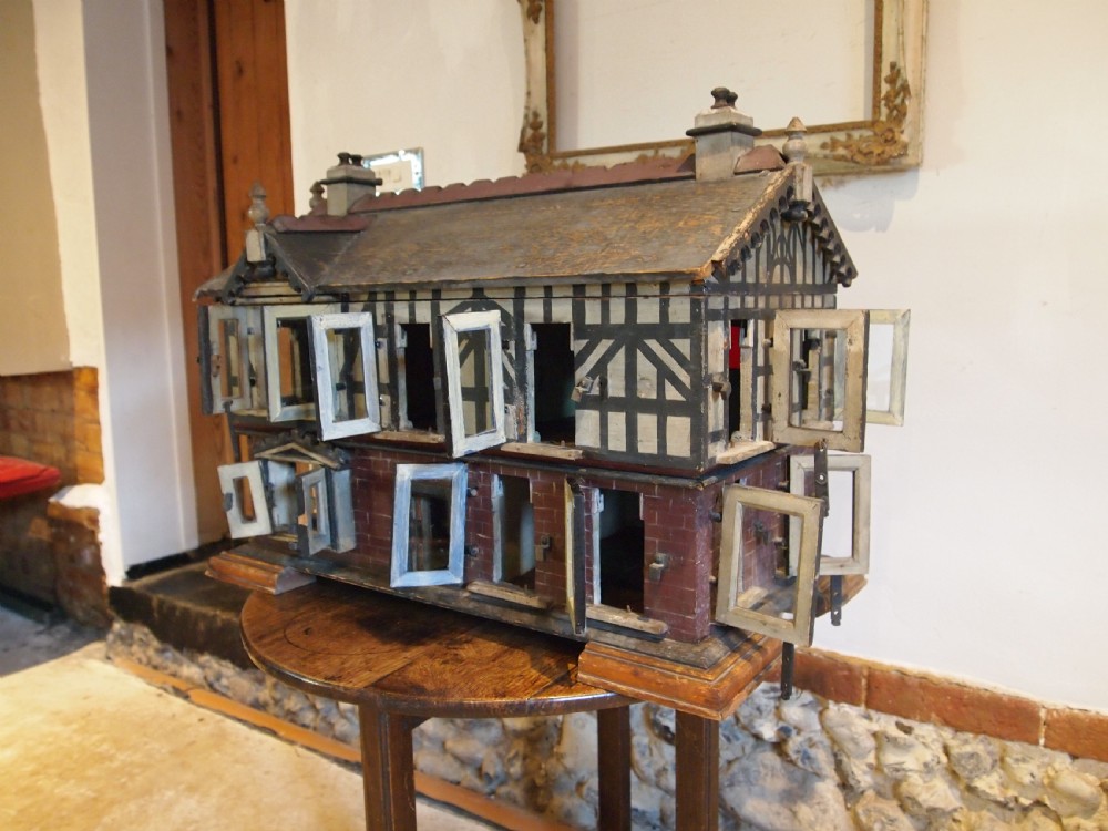 Dolls House Edwardian detailed Tudor scratch built c1900 View XV