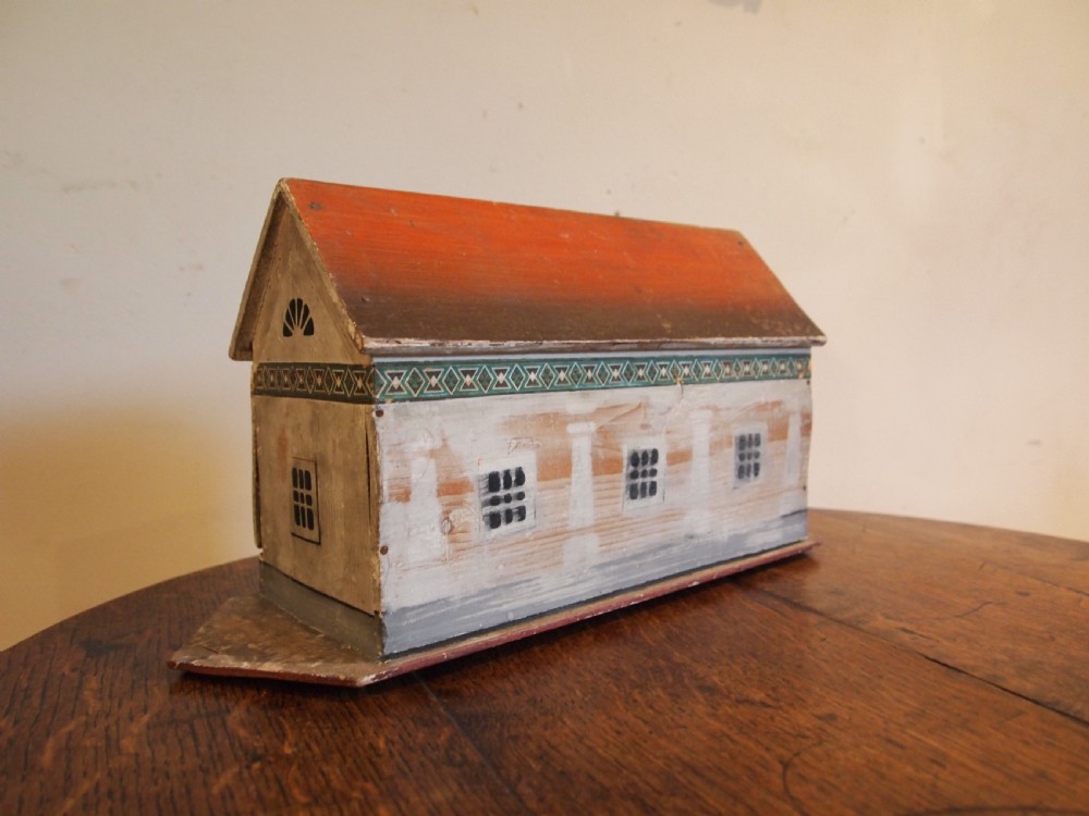 Noahs Ark rare folk art Victorian Ark and figures c1890 View IV