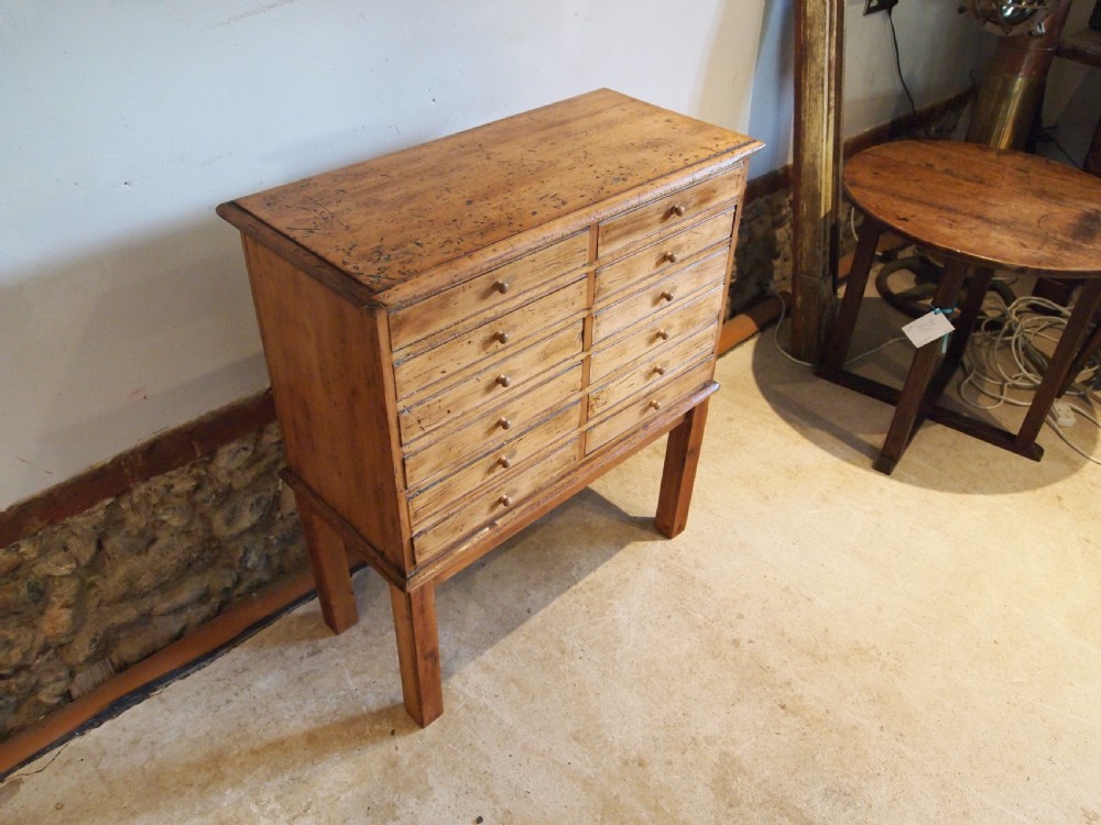 Chest of drawers collectors chest or bedside Victorian c1880 View VI