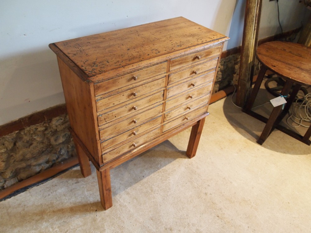 Chest of drawers collectors chest or bedside Victorian c1880 View VII