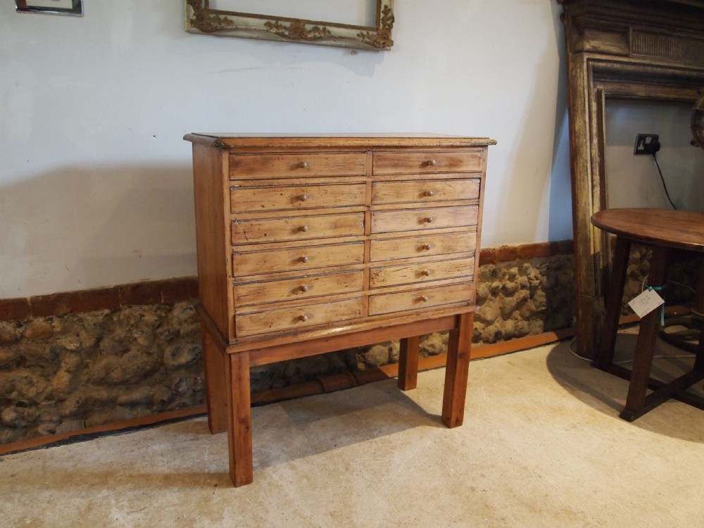Chest of drawers collectors chest or bedside Victorian c1880 View IX
