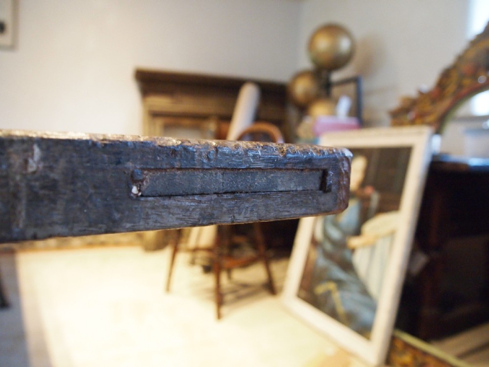 Table large refectory farmhouse George III Padouk Elveden estate c1790 View V
