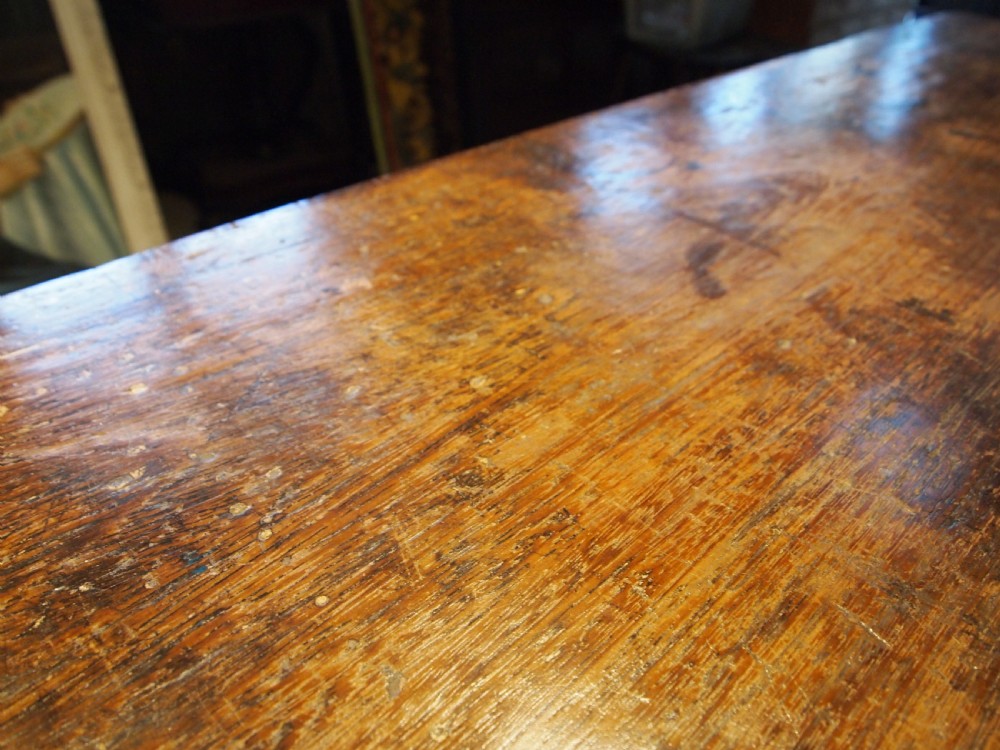 Table large refectory farmhouse George III Padouk Elveden estate c1790 View VII