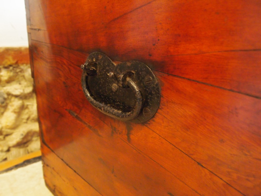 Chest trunk coffer rare Cypress wood Italian 16th Century c1580 View X