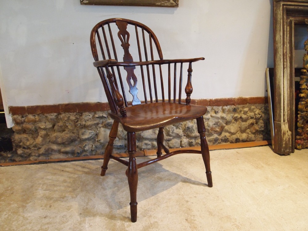 Chair Windsor stunning Yew and Elm George III c1800