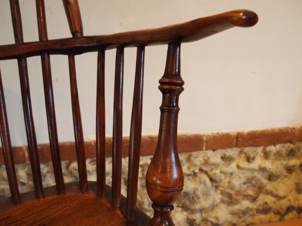 Chair Windsor stunning Yew and Elm George III c1800 View X