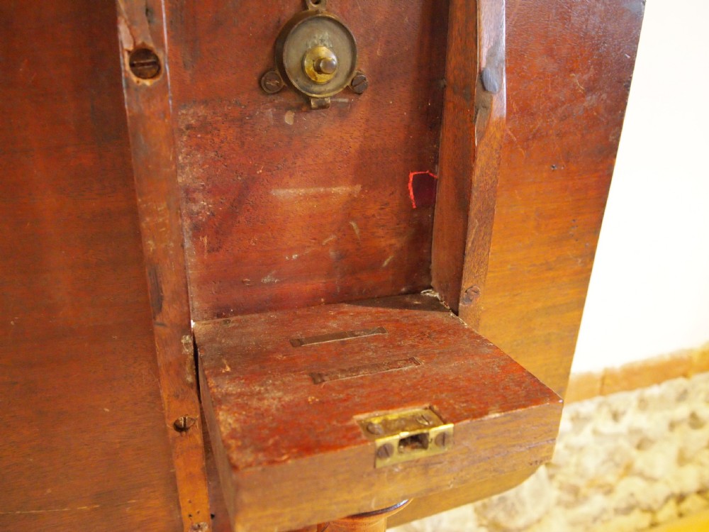 Table fine George III Cuban Mahogany side hall lamp wine c1790 View VII