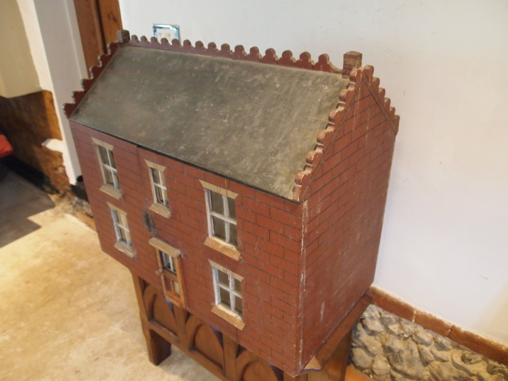 Dolls house Victorian folk art c1890 View VII