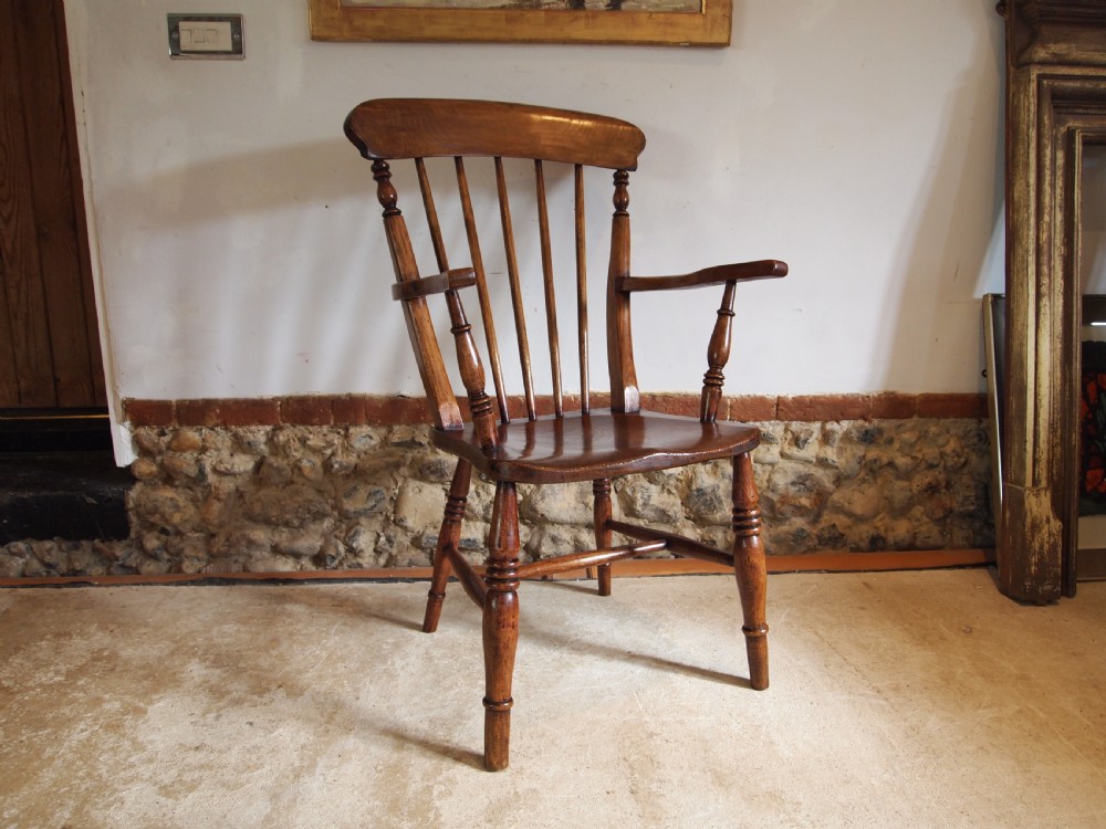 Chair wonderful Windsor kitchen chair Ash Elm Beech c1870