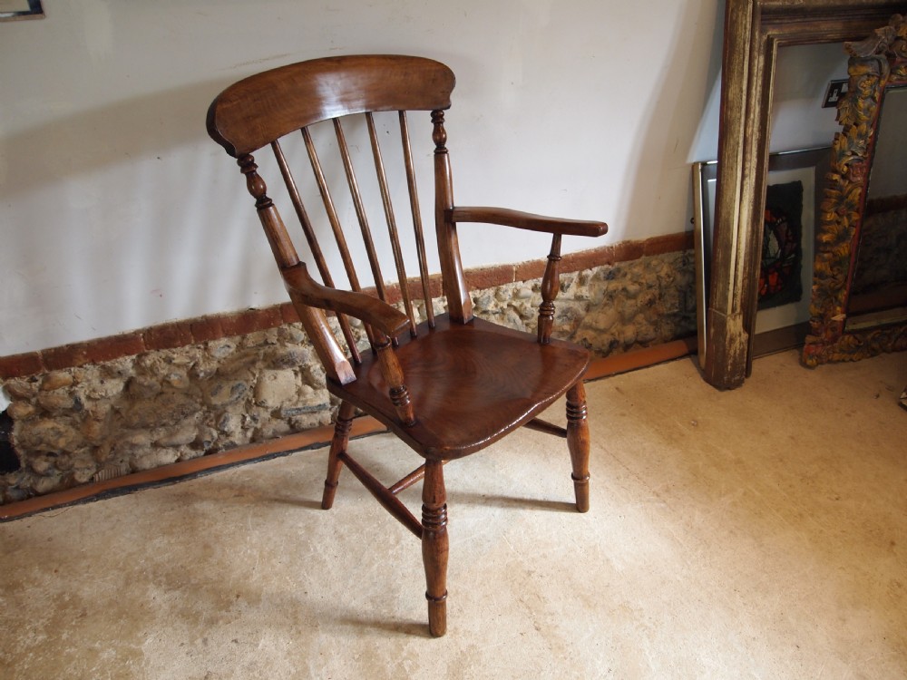 Chair wonderful Windsor kitchen chair Ash Elm Beech c1870 View X