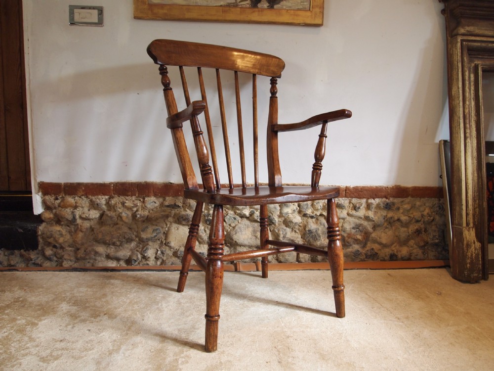 Chair wonderful Windsor kitchen chair Ash Elm Beech c1870 View XI