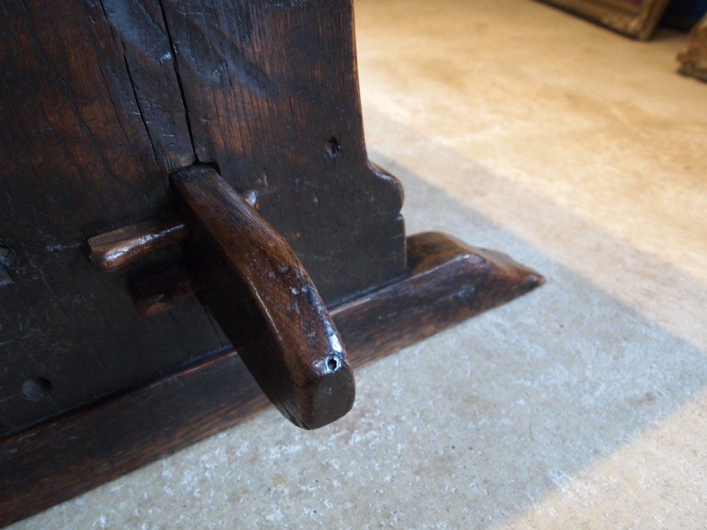Table rare Queen Anne Oak refectory dining farmhouse c1700 View IX