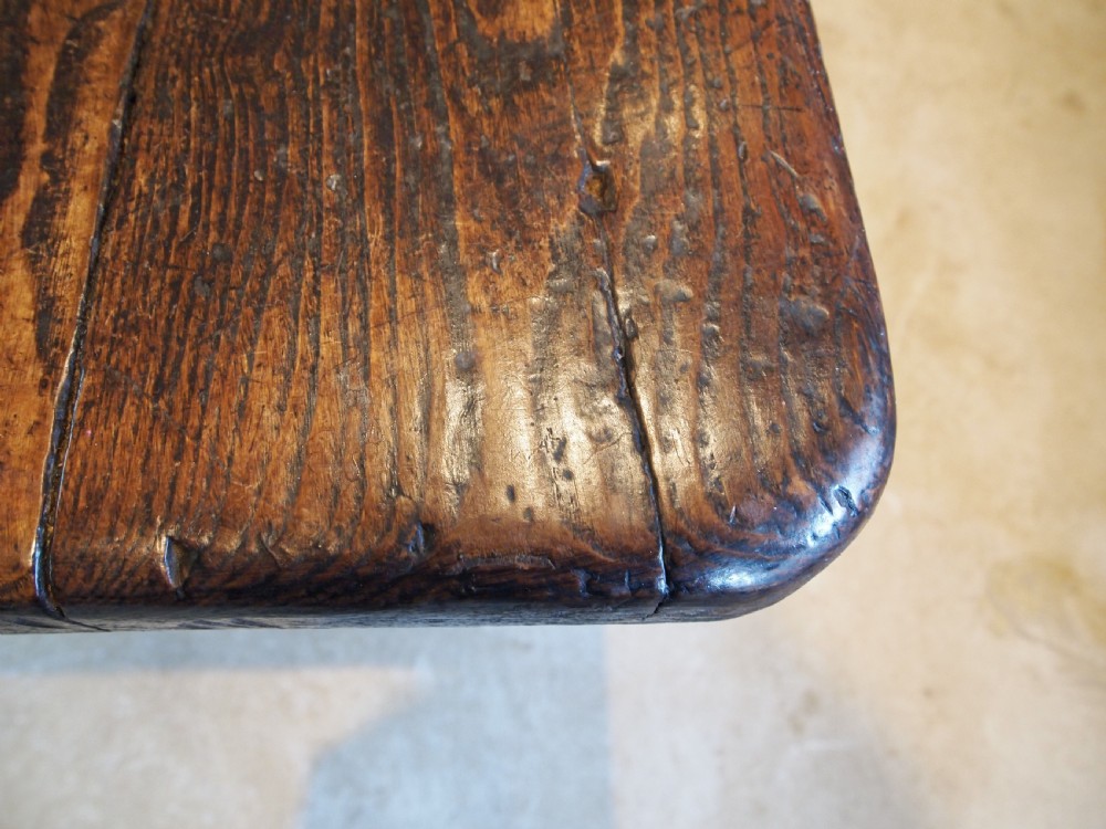 Table rare Queen Anne Oak refectory dining farmhouse c1700 View XI