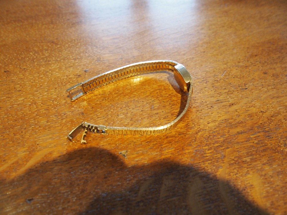 Watch ladies Omega solid 9ct Gold c1960 View VIII