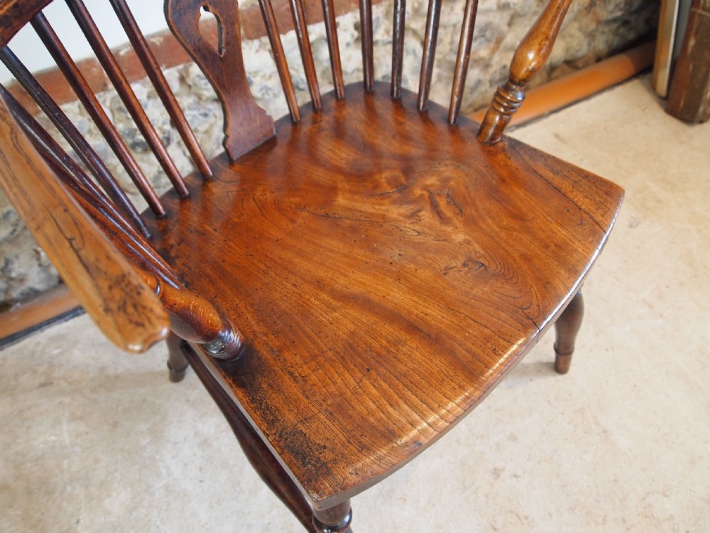Chair Victorian Windsor Ash Elm c1840 View II