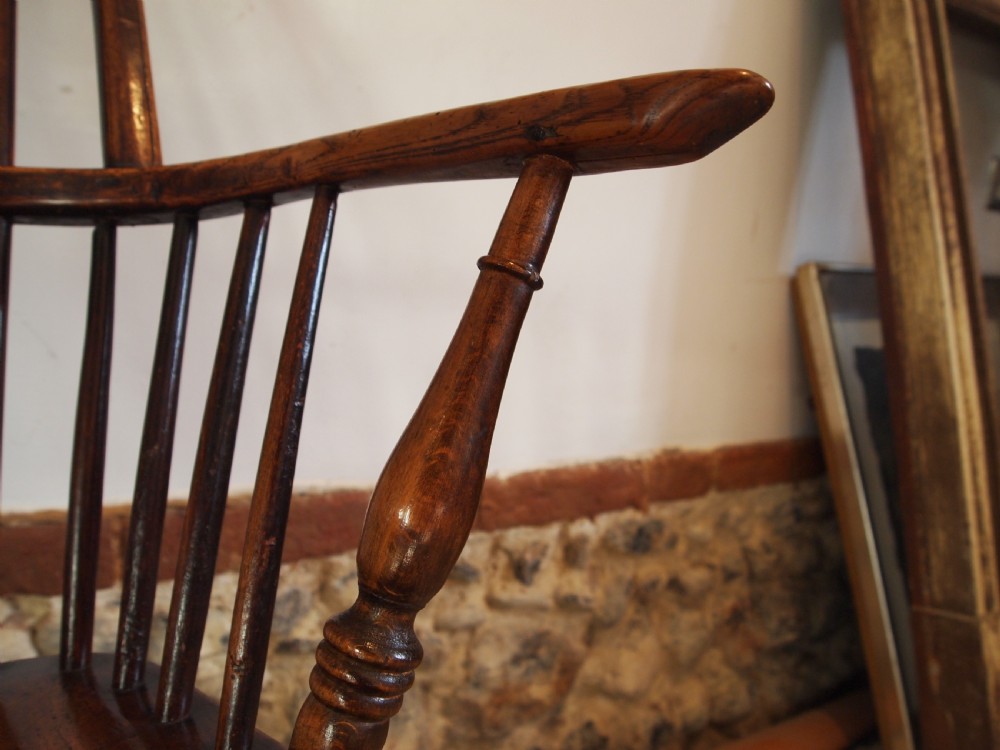 Chair Victorian Windsor Ash Elm c1840 View VII