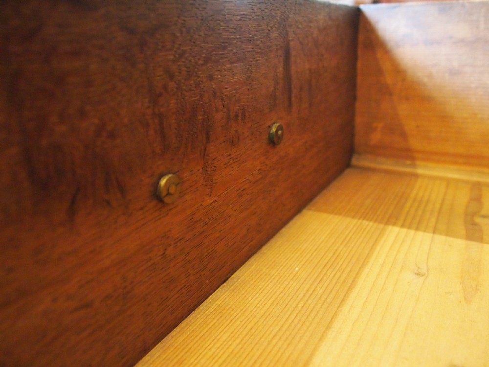 Chest of Drawers rare small George III Oak original handles c1770 View VII