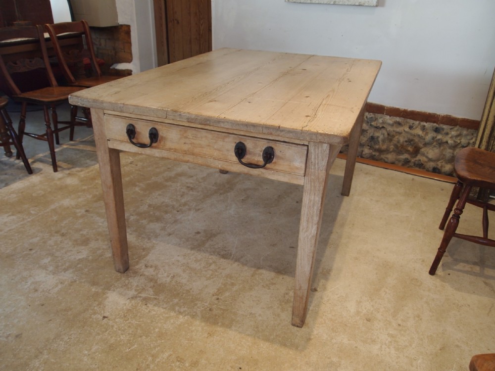 Table Victorian Oak and Pine refectory farmhouse dining c1880