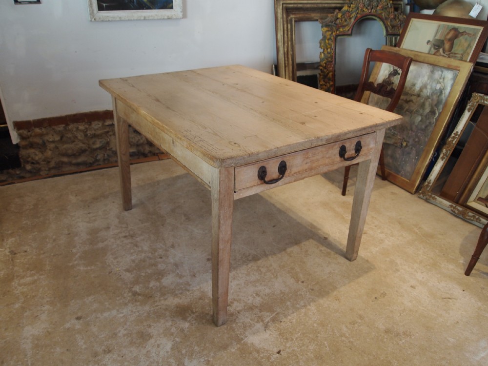 Table Victorian Oak and Pine refectory farmhouse dining c1880 View VI