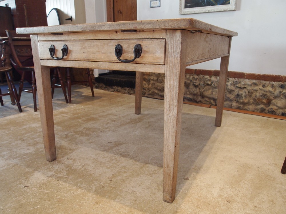 Table Victorian Oak and Pine refectory farmhouse dining c1880 View VIII