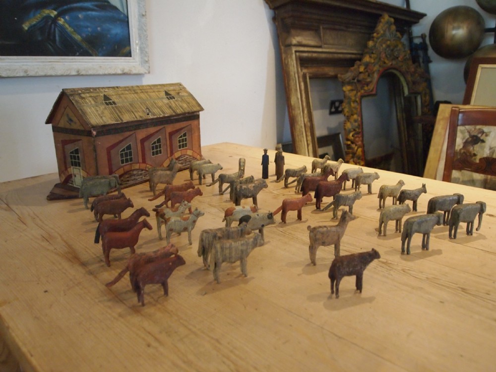 Folk art Noah's Ark Victorian c1890