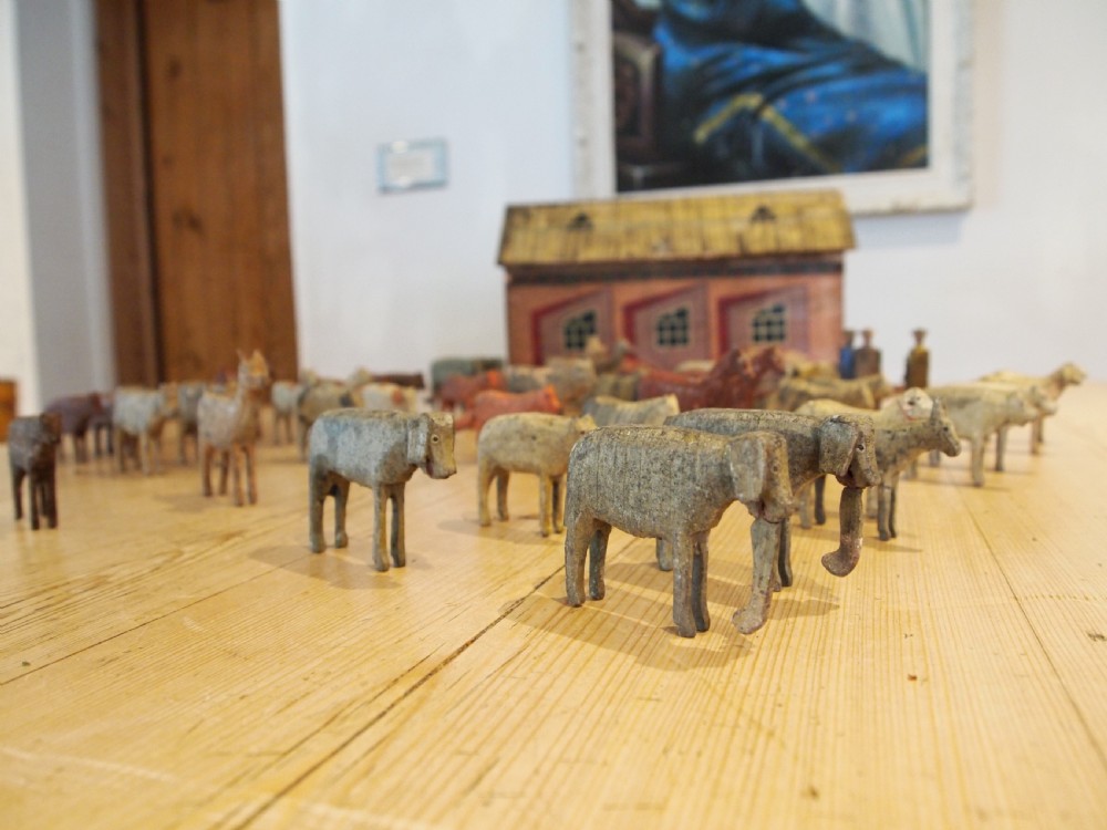 Folk art Noah's Ark Victorian c1890 View V