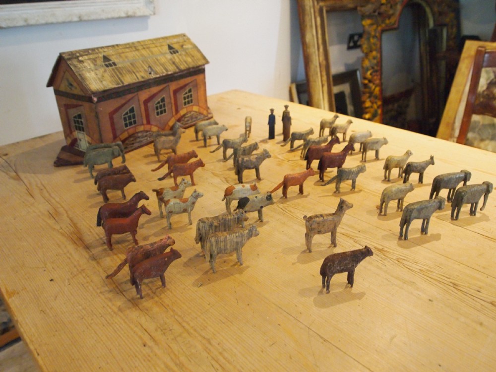 Folk art Noah's Ark Victorian c1890 View VI