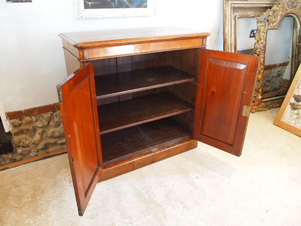 Cupboard rare rustic country house shoe linen Oak c1840 View III