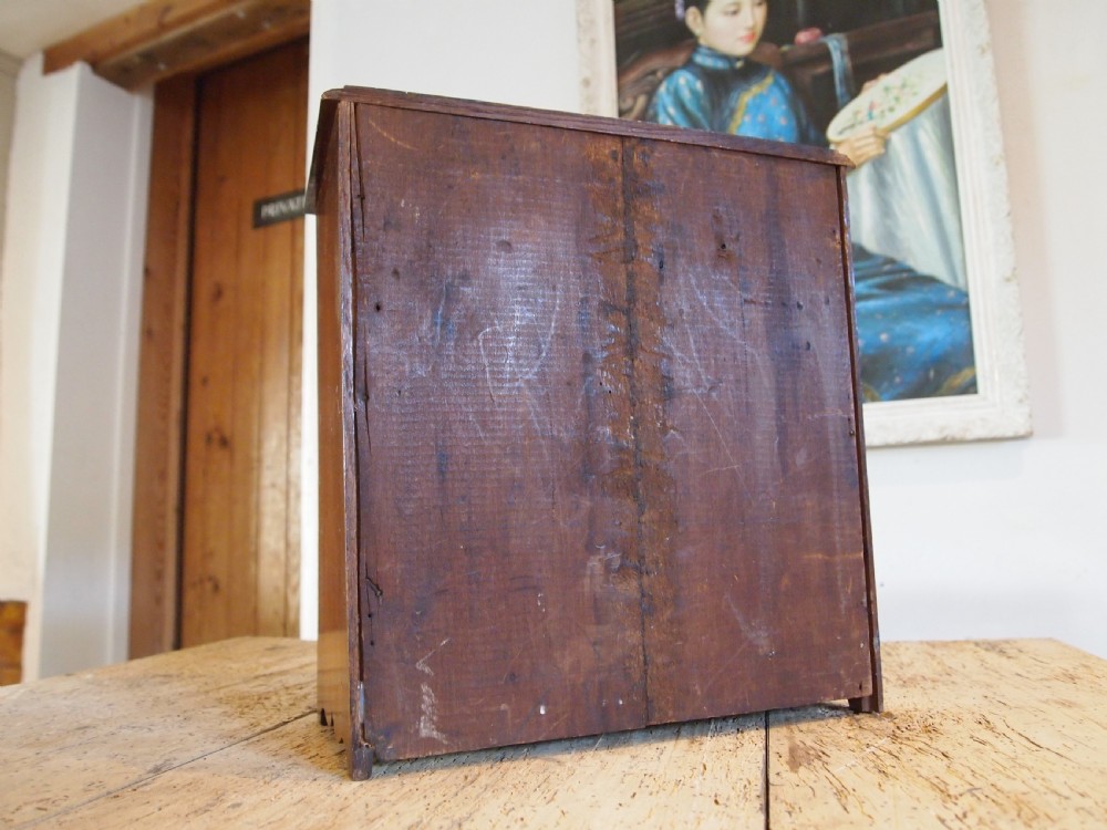 Chest of drawers Rare miniature Arts and Crafts Oak c1900 View V