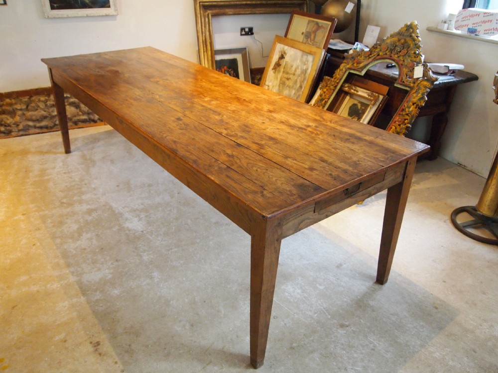 Table large stunning Elm refectory farmhouse dining Victorian c1870