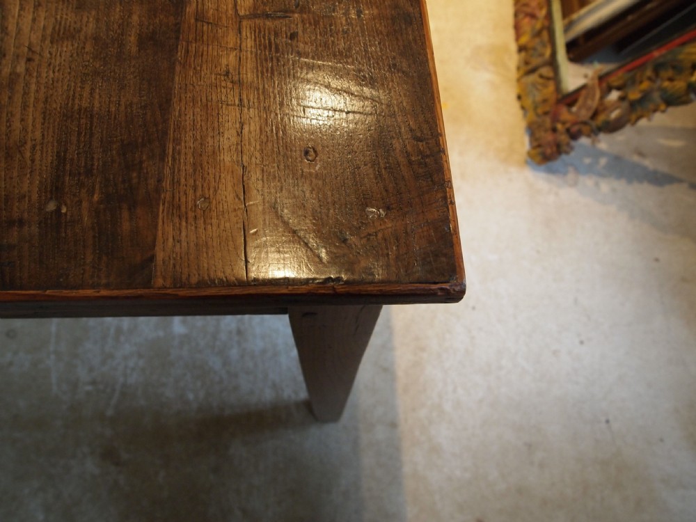 Table large stunning Elm refectory farmhouse dining Victorian c1870 View IX