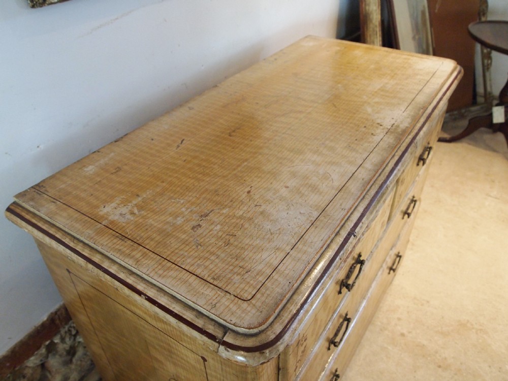 Chest of drawers Victorian Pine original paint c1870 View III