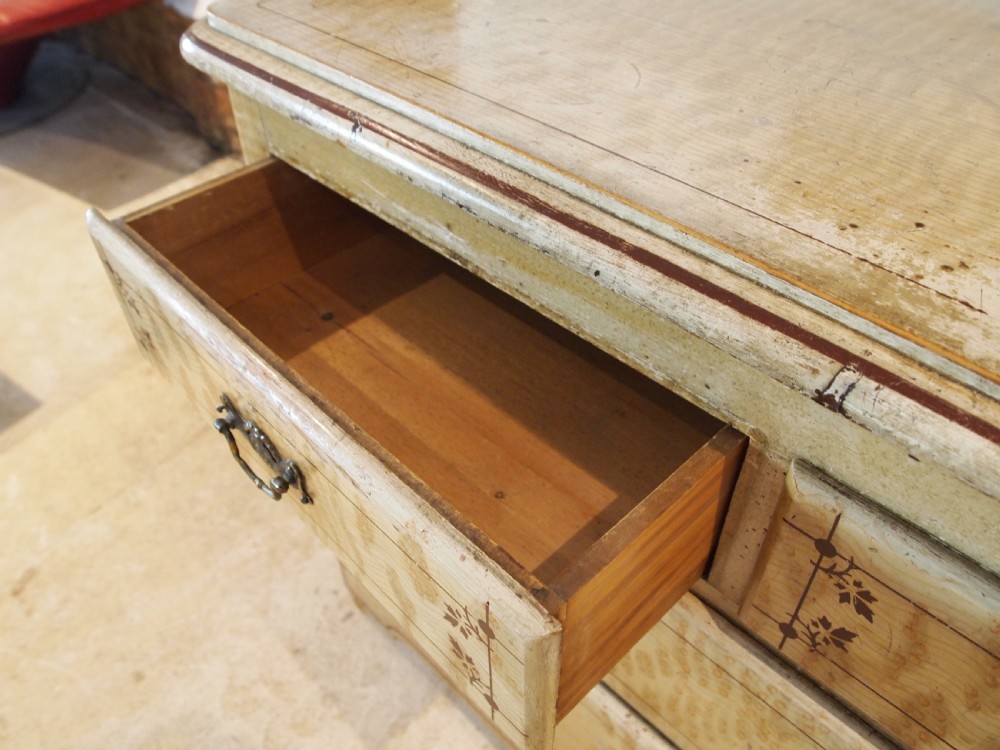 Chest of drawers Victorian Pine original paint c1870 View VII