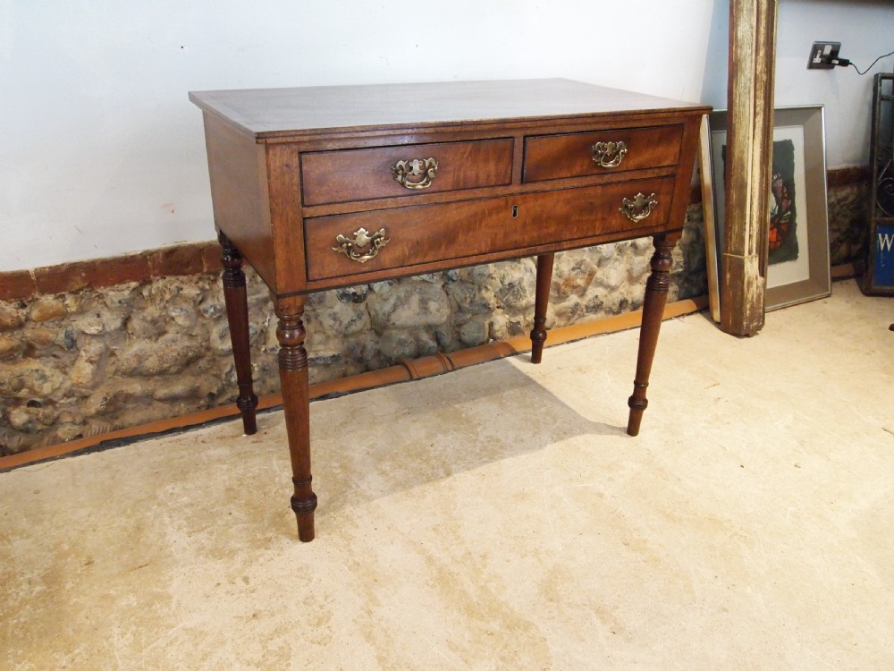 Table side hall console Lowboy George III Mahogany c1800