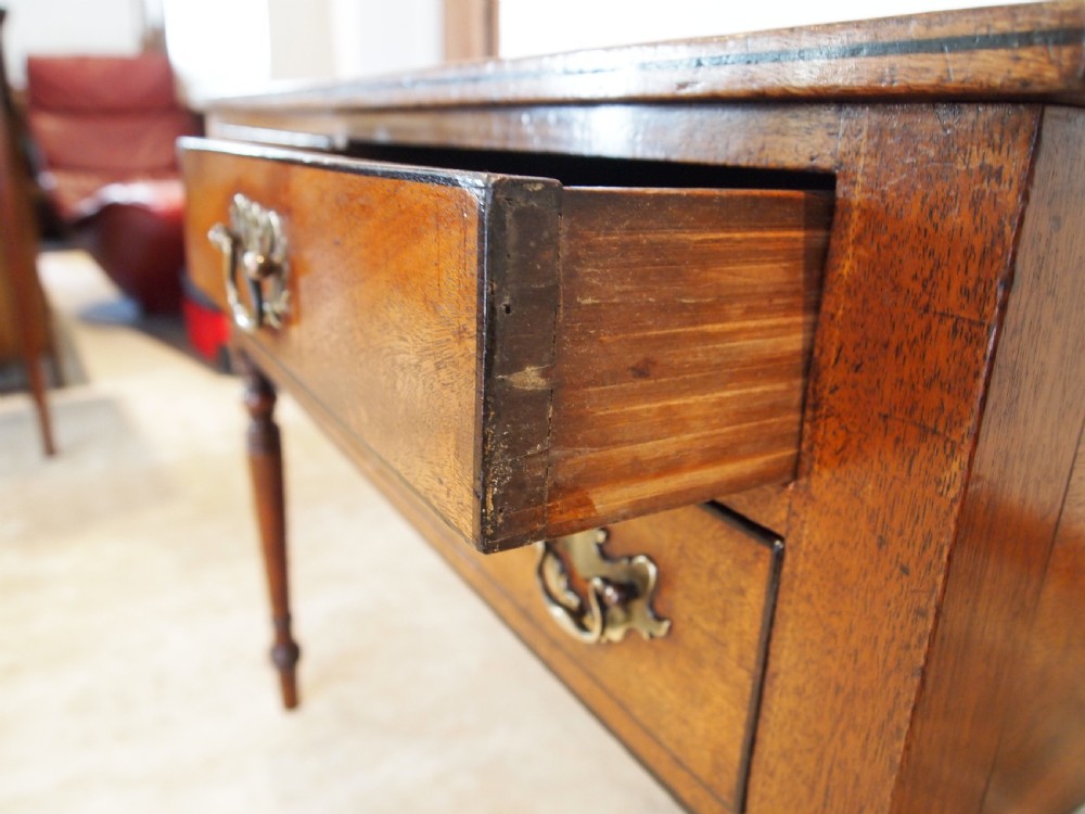 Table side hall console Lowboy George III Mahogany c1800 View VI