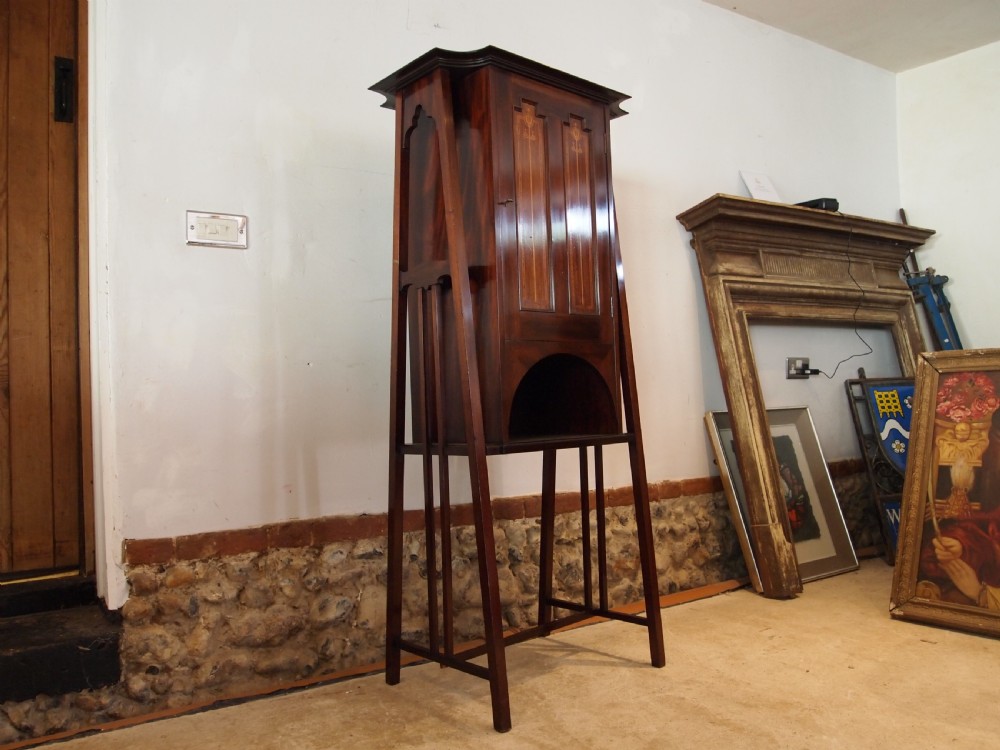 Cabinet Arts and Crafts Walnut Art Nouveau Shapland and Petter c1900