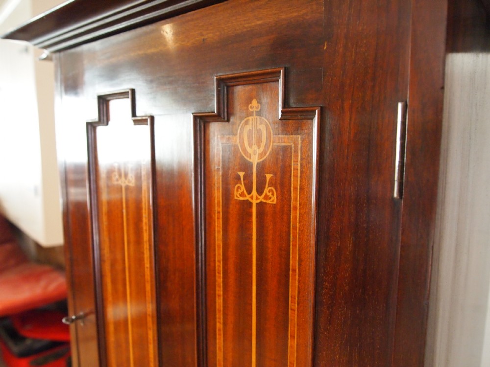 Cabinet Arts and Crafts Walnut Art Nouveau Shapland and Petter c1900 View VIII