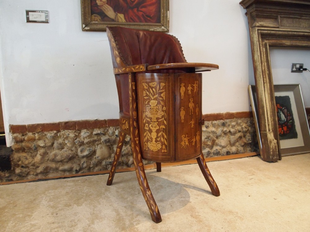 Chair very rare Dutch Childs high chair c1800