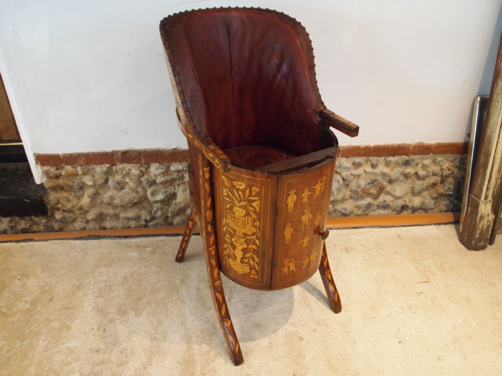 Chair very rare Dutch Childs high chair c1800 View X
