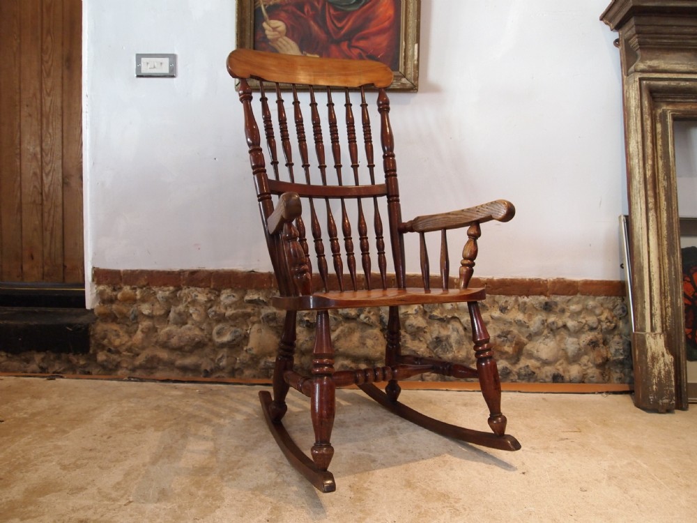 Chair John Shadford Victorian rocking chair Lincolnshire c1860