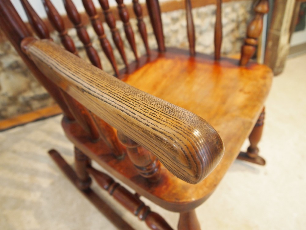 Chair John Shadford Victorian rocking chair Lincolnshire c1860 View III
