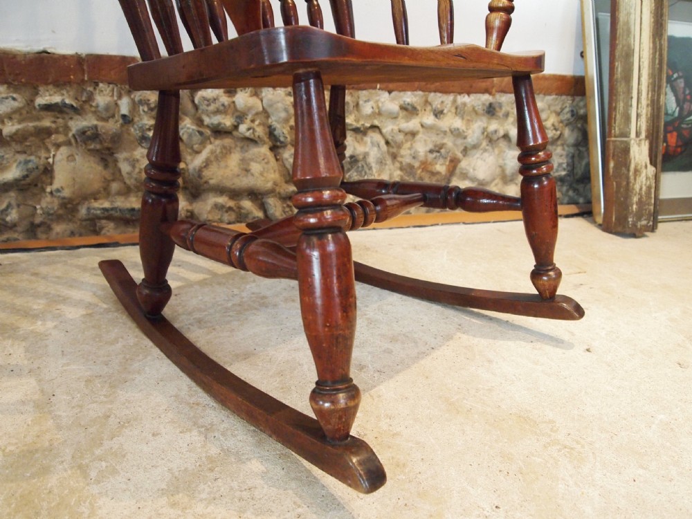 Chair John Shadford Victorian rocking chair Lincolnshire c1860 View VI