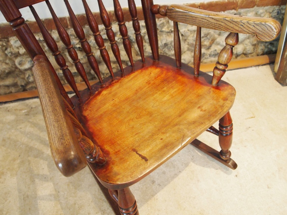 Chair John Shadford Victorian rocking chair Lincolnshire c1860 View VII