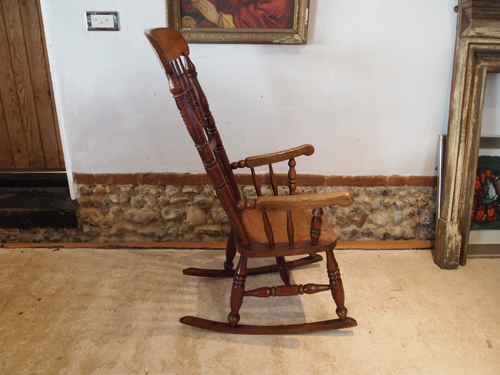 Chair John Shadford Victorian rocking chair Lincolnshire c1860 View VIII