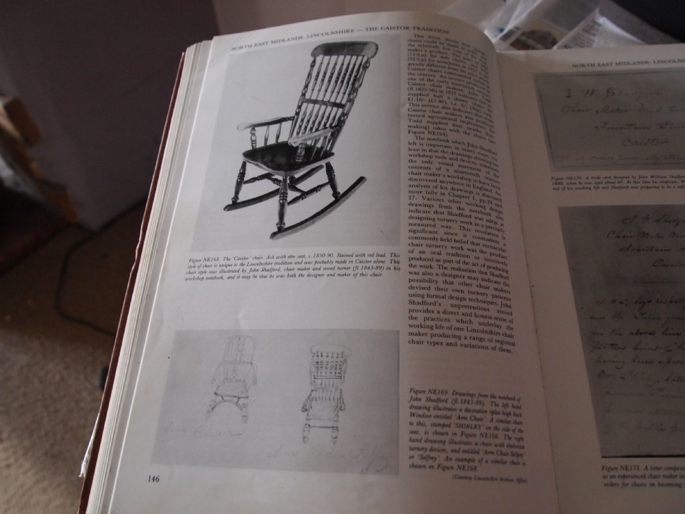 Chair John Shadford Victorian rocking chair Lincolnshire c1860 View XII