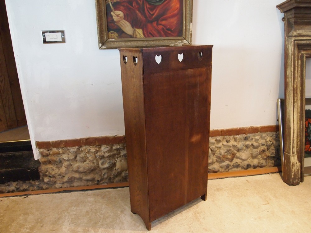 Bookcase rare C F A Voysey design Arts and Crafts Oak c1900 View III