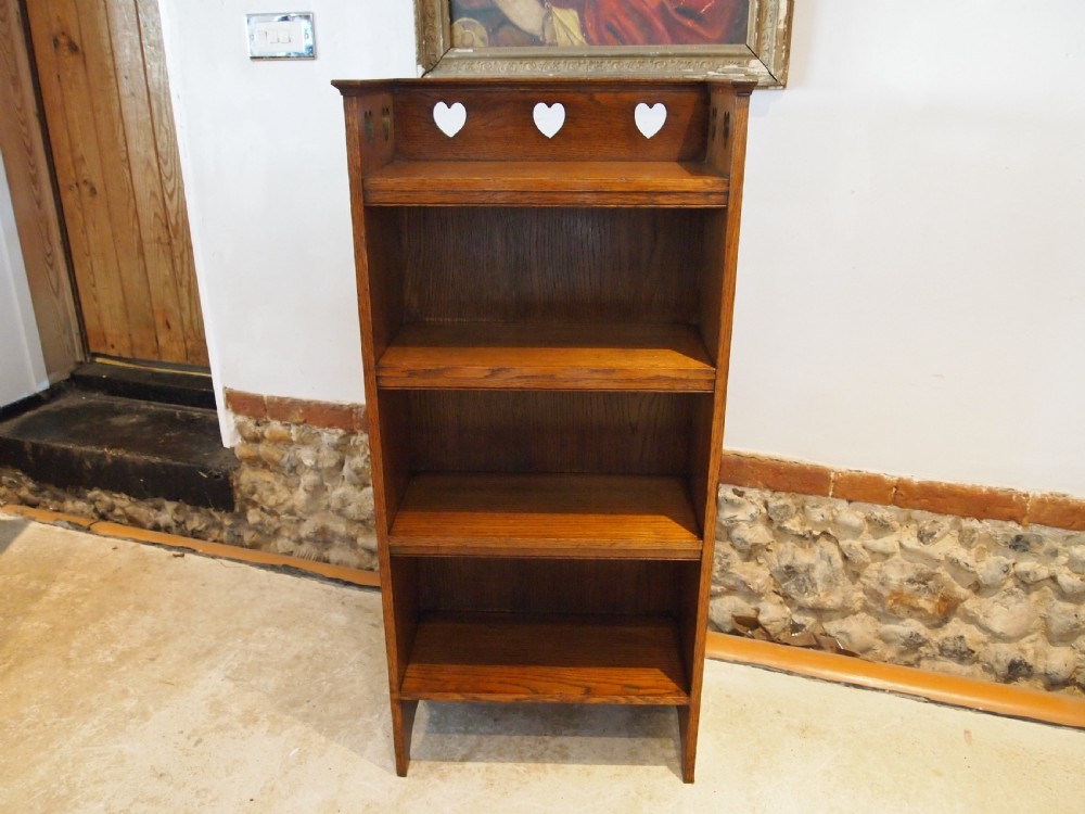 Bookcase rare C F A Voysey design Arts and Crafts Oak c1900 View IV