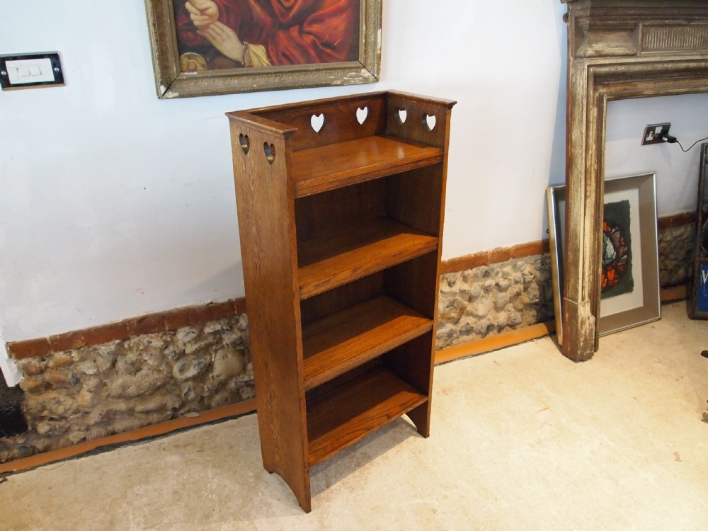 Bookcase rare C F A Voysey design Arts and Crafts Oak c1900 View VII